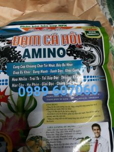 Phân bón lá bón gốc đạm cá hồi Hàn Quốc bao 10kg