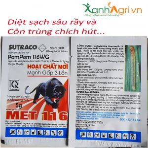 Thuốc trừ sâu sinh học Met 116 gói 5g